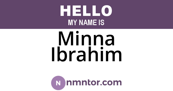 Minna Ibrahim