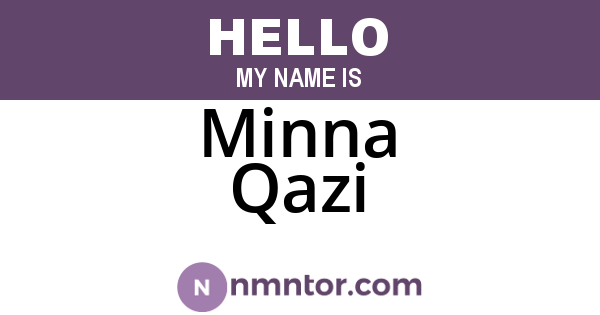 Minna Qazi