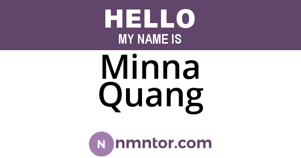 Minna Quang