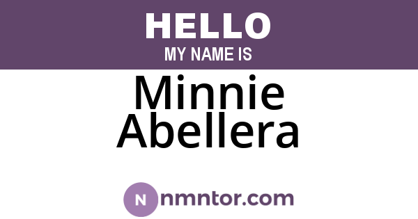 Minnie Abellera