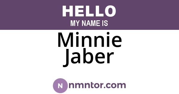 Minnie Jaber