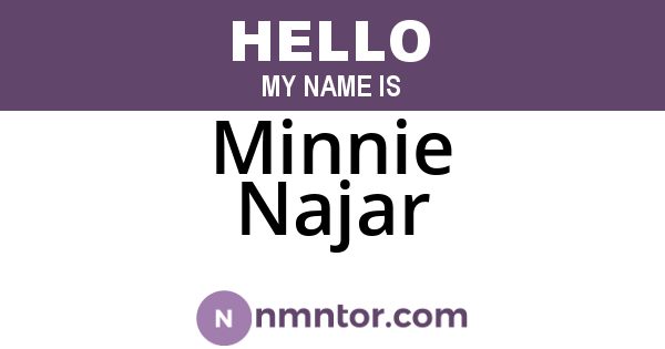 Minnie Najar
