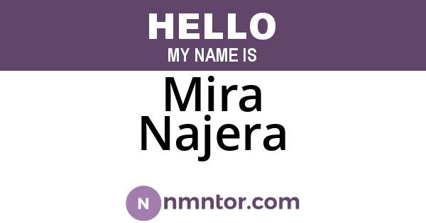 Mira Najera