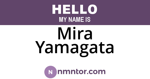 Mira Yamagata