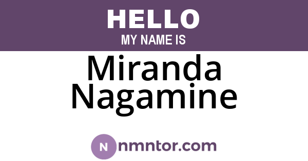 Miranda Nagamine