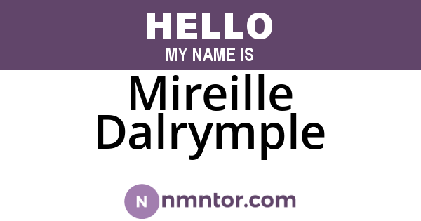 Mireille Dalrymple