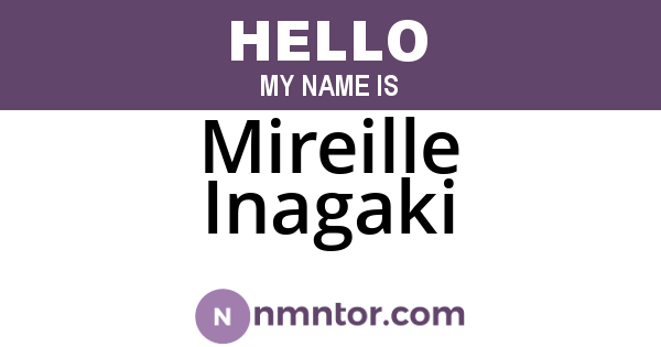 Mireille Inagaki