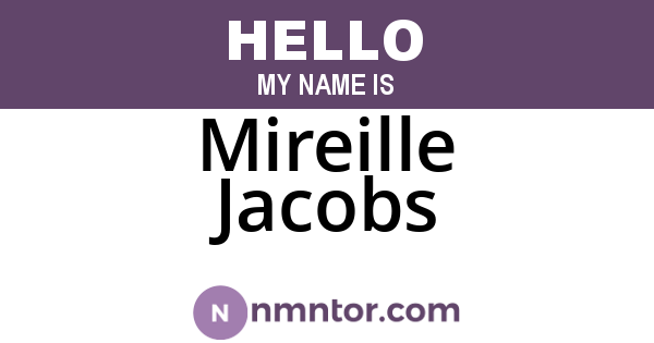 Mireille Jacobs