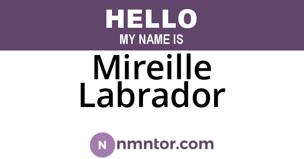 Mireille Labrador