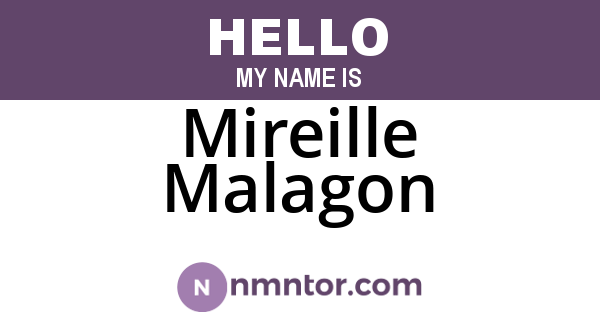 Mireille Malagon