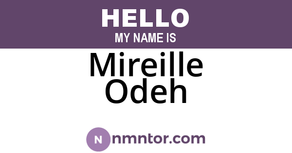 Mireille Odeh