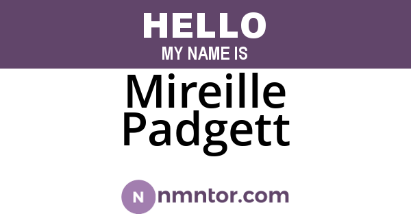 Mireille Padgett