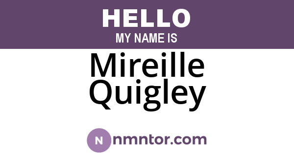 Mireille Quigley