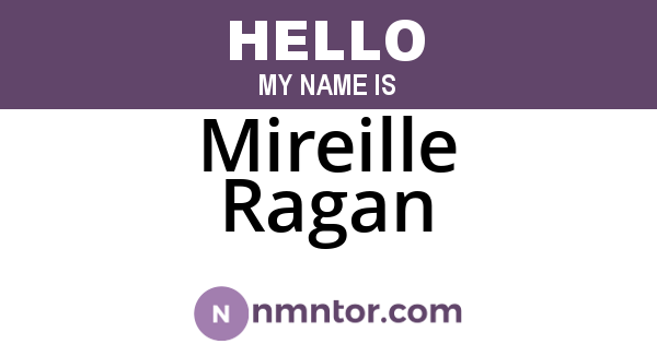 Mireille Ragan