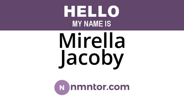 Mirella Jacoby