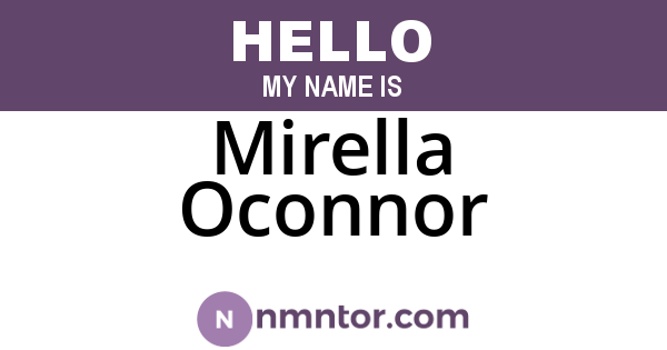 Mirella Oconnor