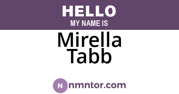 Mirella Tabb