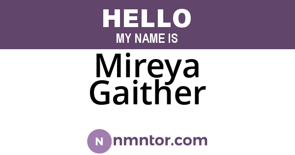 Mireya Gaither