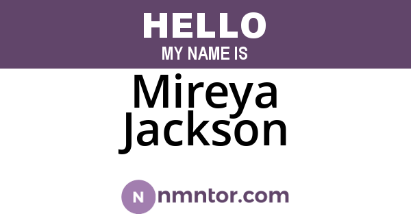 Mireya Jackson