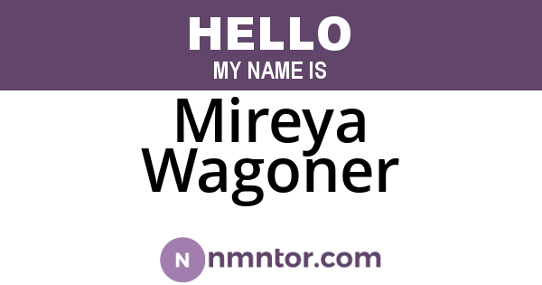 Mireya Wagoner