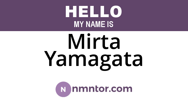 Mirta Yamagata