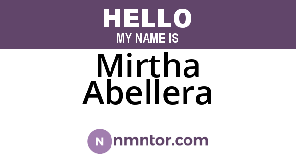 Mirtha Abellera