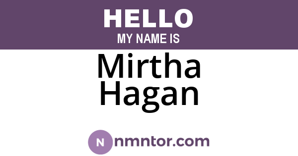 Mirtha Hagan