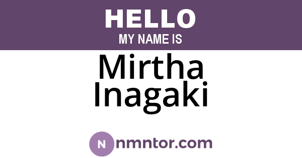 Mirtha Inagaki