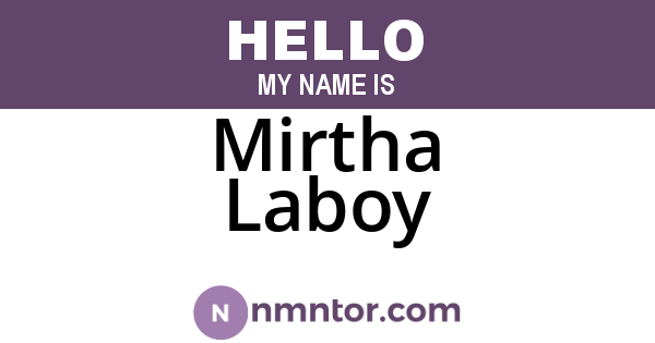Mirtha Laboy