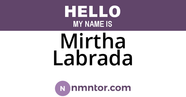 Mirtha Labrada