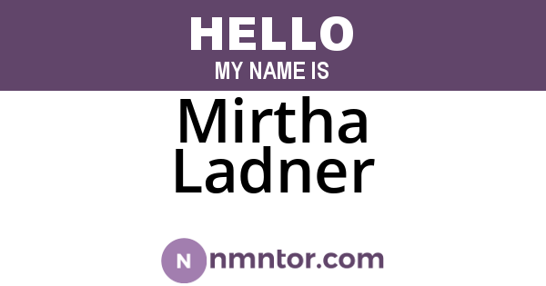 Mirtha Ladner