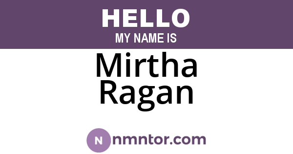 Mirtha Ragan