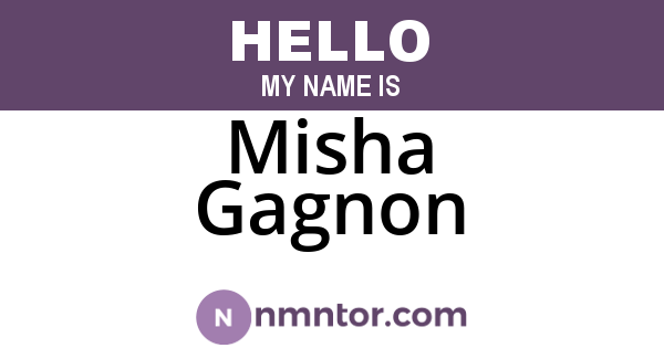 Misha Gagnon