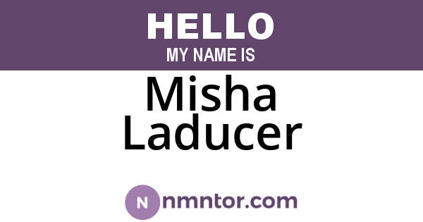 Misha Laducer