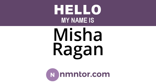 Misha Ragan