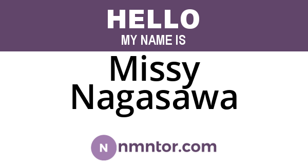 Missy Nagasawa