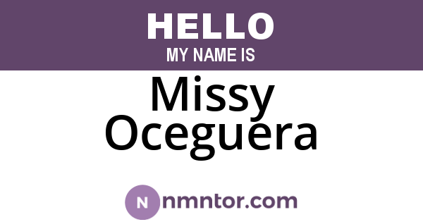 Missy Oceguera
