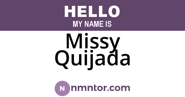 Missy Quijada