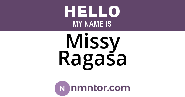 Missy Ragasa