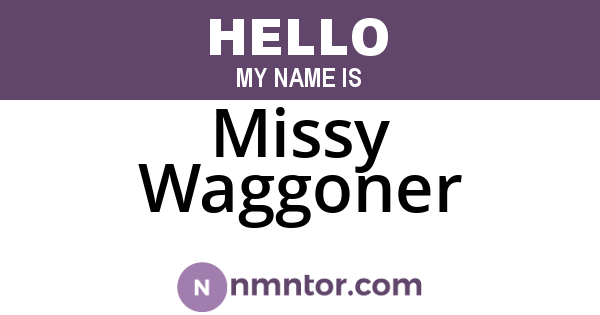 Missy Waggoner