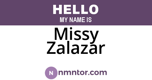 Missy Zalazar