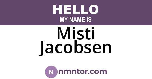 Misti Jacobsen