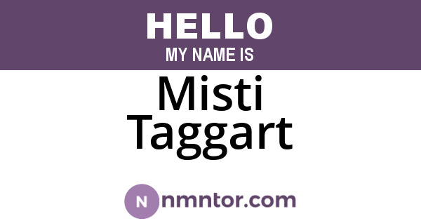 Misti Taggart