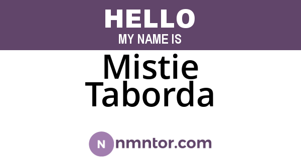 Mistie Taborda