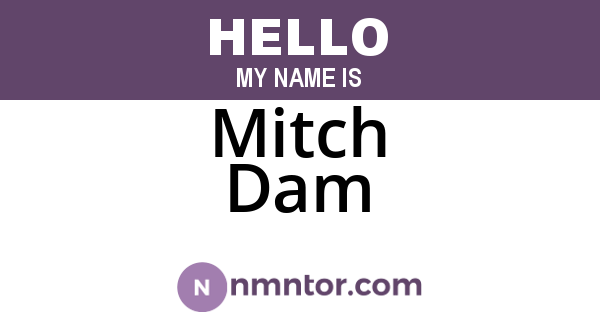 Mitch Dam