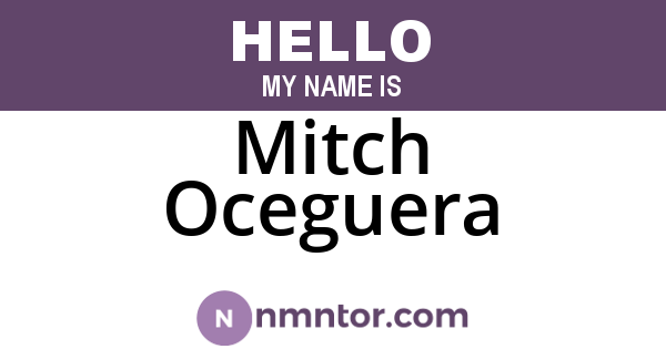 Mitch Oceguera