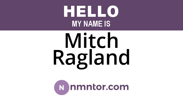Mitch Ragland