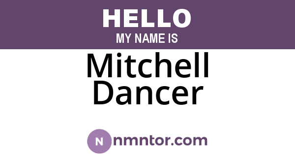 Mitchell Dancer