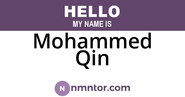 Mohammed Qin