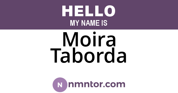 Moira Taborda